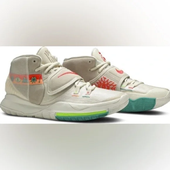Nike Kyrie 6 N7 Cream Flash Mens Size 10.5 Sneakers